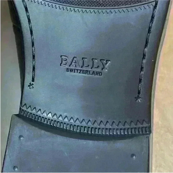 Bally- Men's "Cathio" Black Leather Loafer With Horse Bit Buckle U.S. Size 7.5 D - Picture 9 of 12